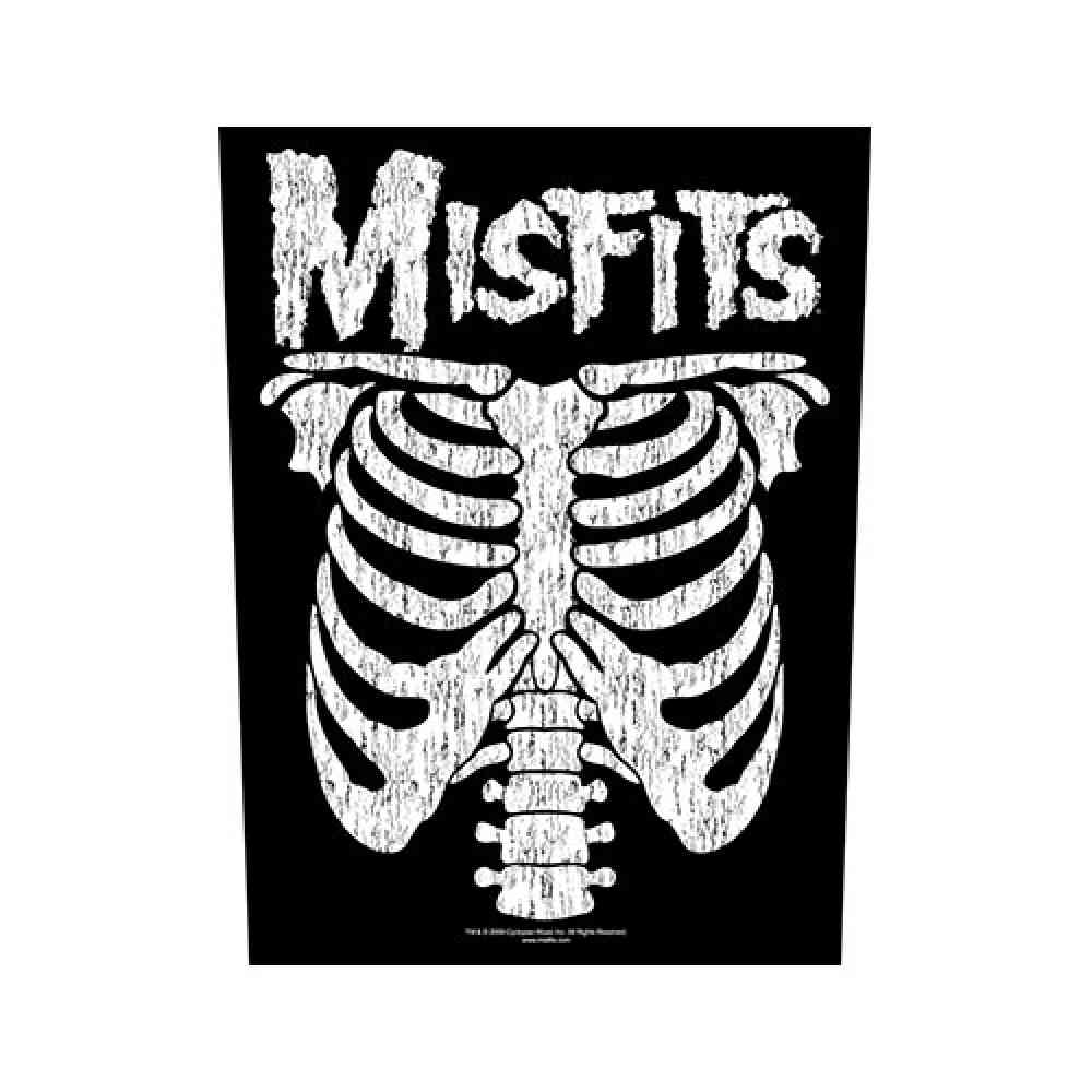 Misfits - Ribcage Rückenaufnäher - Schwarz